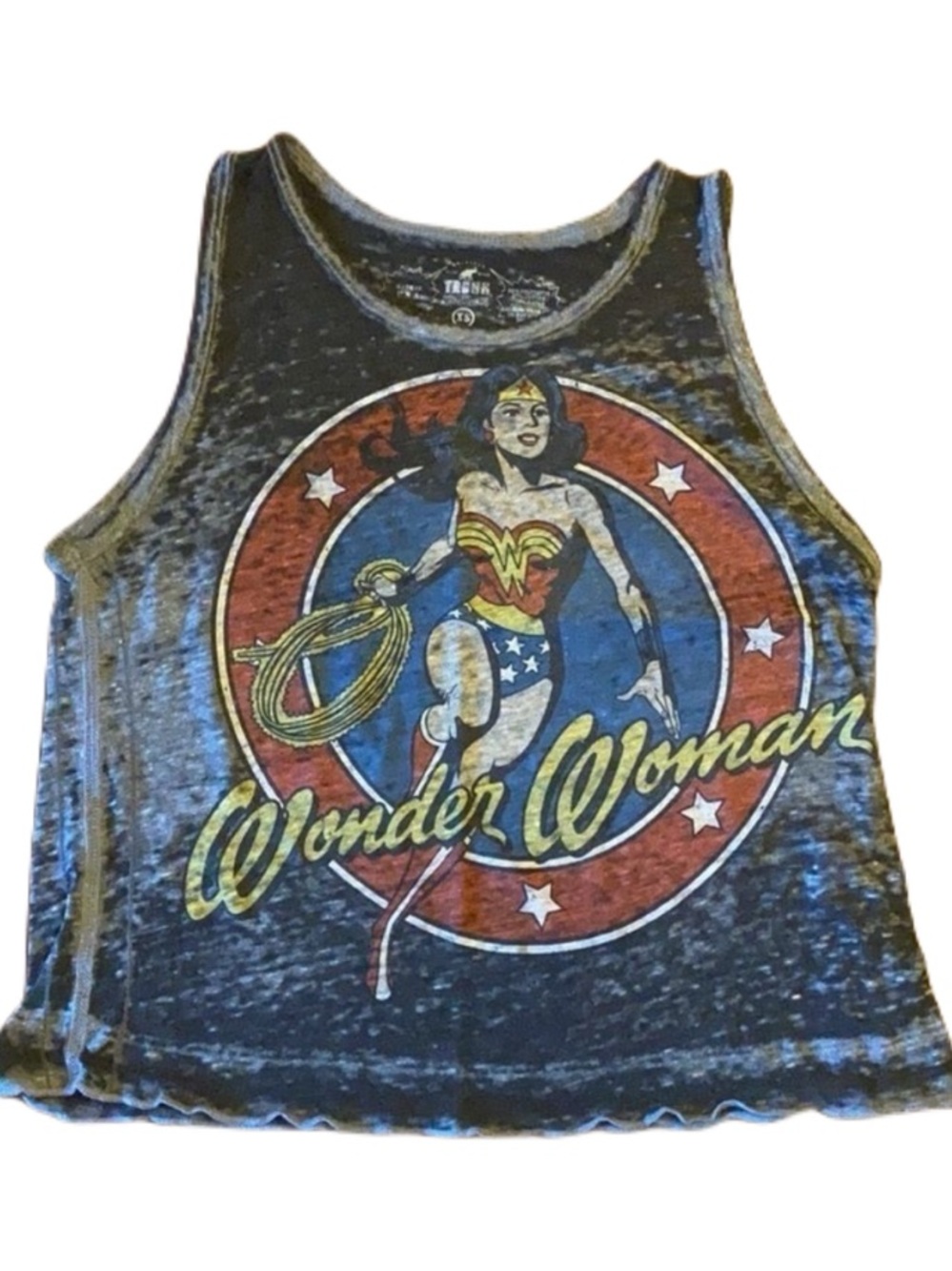 Trunk Ltd Wonder Woman Graphic Cropped Tank